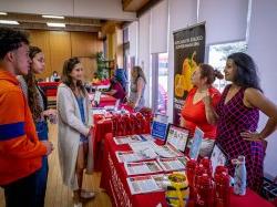 Photo of HSCI participants at the college fair