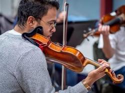 Man playing violin